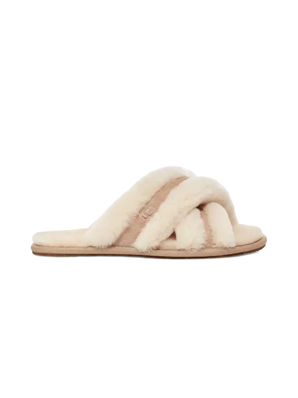 Ugg fuzzy flip flop top slippers