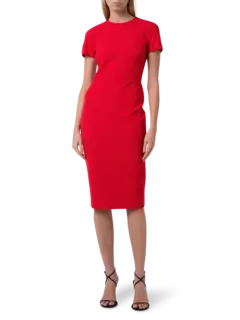 فستان بقصة ضيقة بنمط قميص