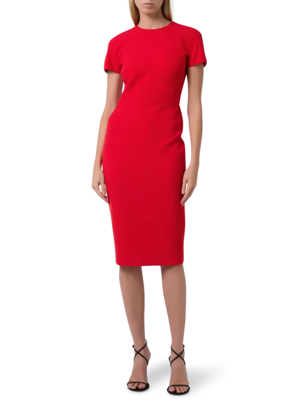 فستان بقصة ضيقة بنمط قميص