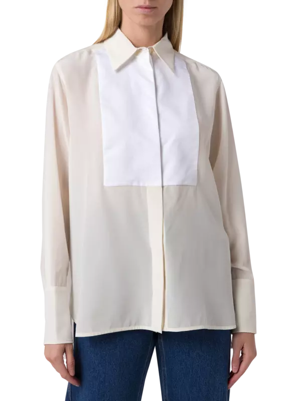 قميص بصدر متباين