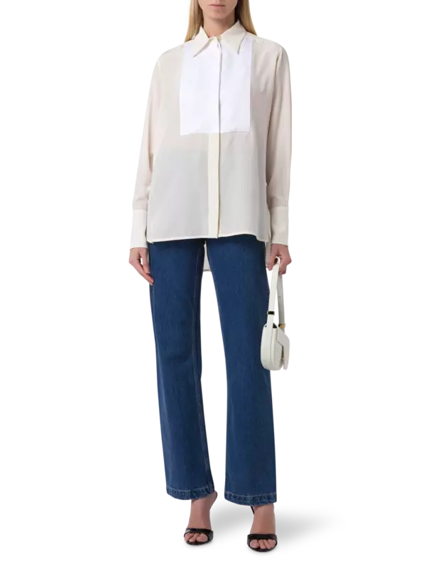 قميص بصدر متباين