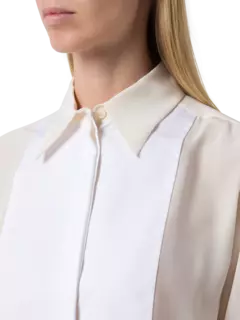 قميص بصدر متباين