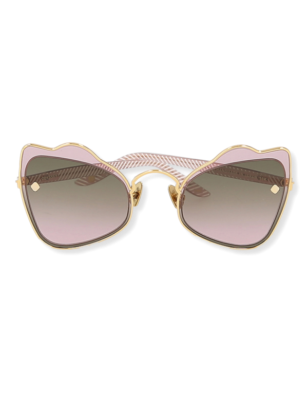 Blush Purple Wave Cat-Eye Sunglasses
