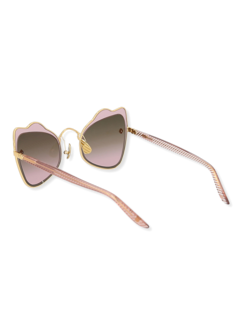 Blush Purple Wave Cat-Eye Sunglasses