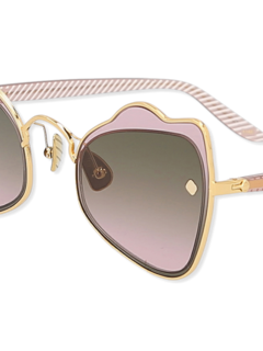 Blush Purple Wave Cat-Eye Sunglasses
