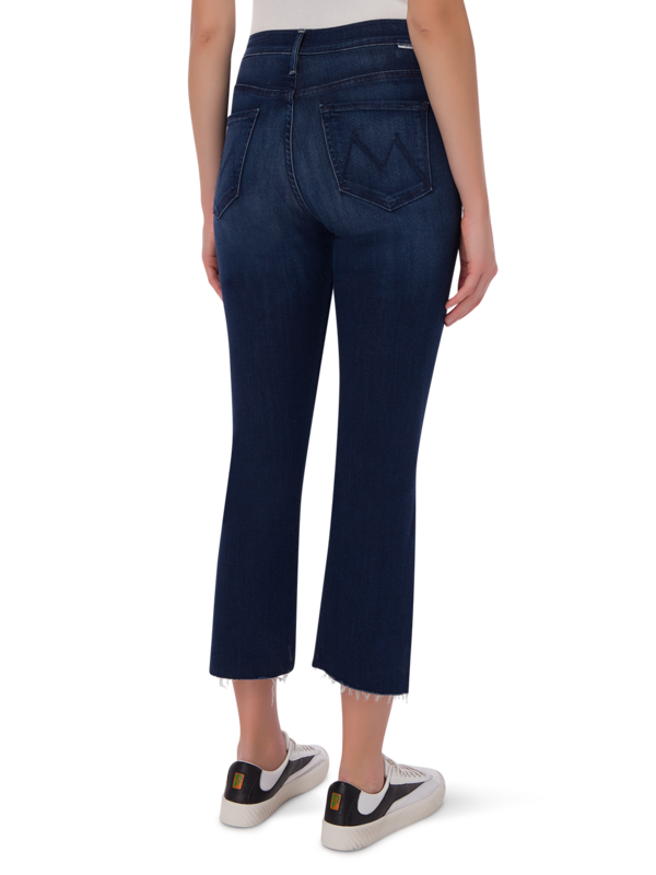 THE INSIDER CROP STEP FRAY JEAN IN TONGUE AND CHIC