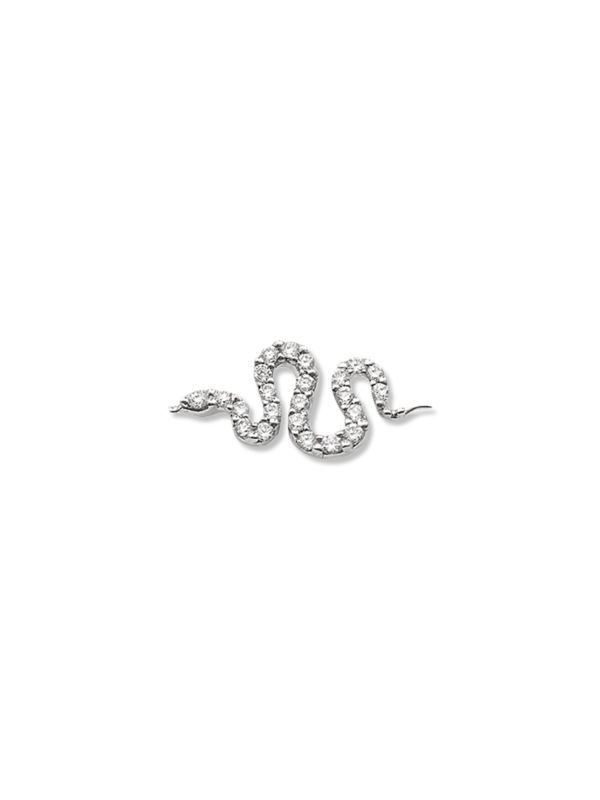 Snake Diamond Stud
