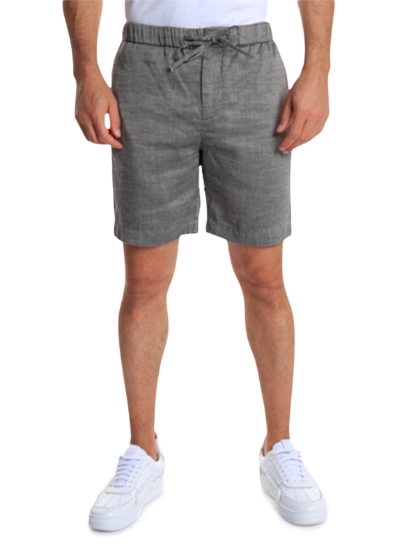 Light Grey Solid Swimming Trunks