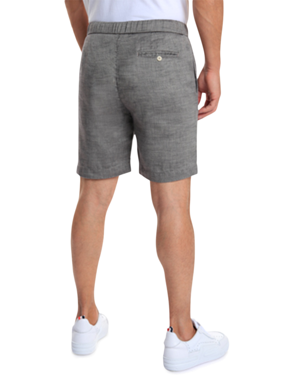 Light Grey Solid Swimming Trunks