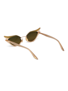 Green Cat Eye Sunglasses