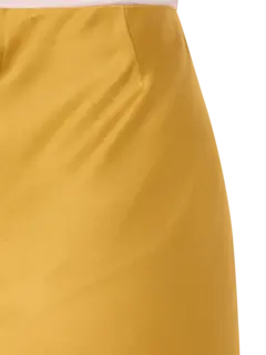 تنورة ساتان متوسطة الطول إنفرز