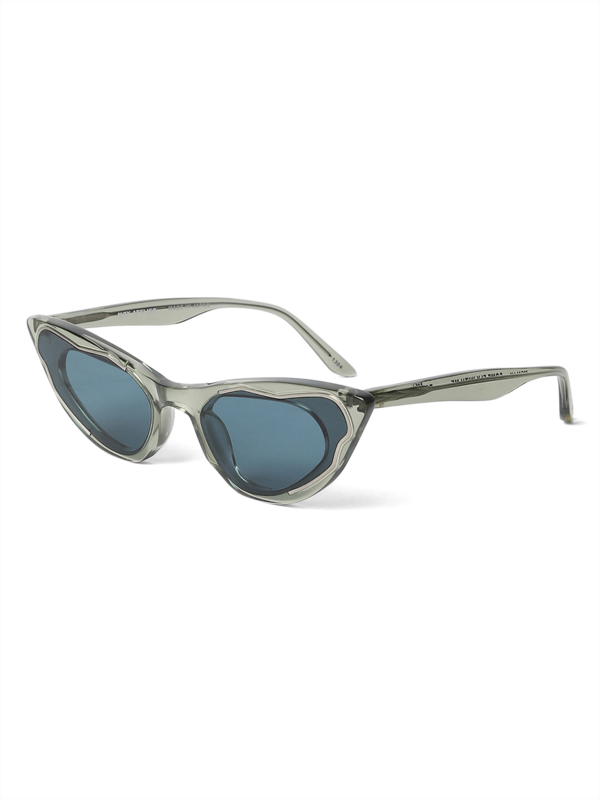 Green Cat Eye Sunglasses