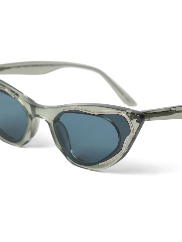 Green Cat Eye Sunglasses