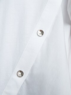 White Asymmetric T-Shirt