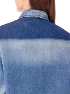 قميص جينز فضفاض