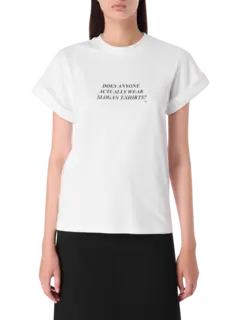 تيشرت سلوجان بعبارة "Does Anyone Actually Wear Slogan T-Shirts؟"