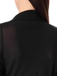 فستان طويل محبوك بتصميم ألواح