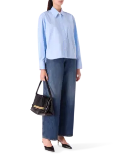 قميص قصير بأكمام طويلة