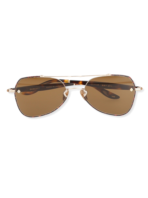 Gold/Brown Aviator Sunglasses