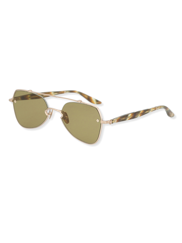 Gold Smoky Aviator Sunglasses
