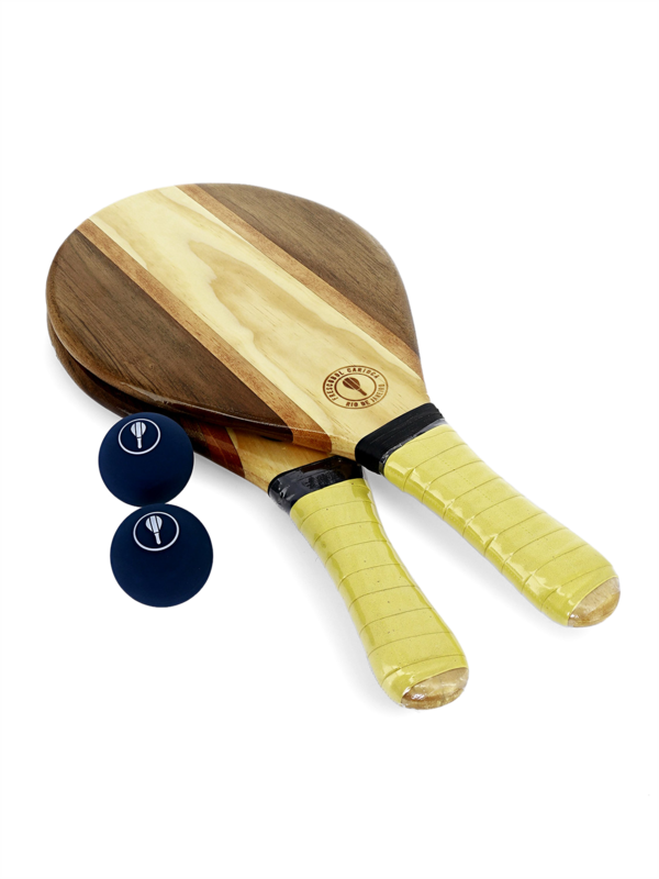 Trancoso Beach Bat Set in Yellow