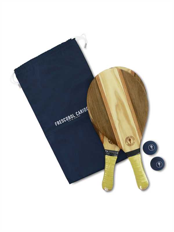 Trancoso Beach Bat Set in Yellow