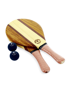 Trancoso Beach Bat Set in Blush Pink