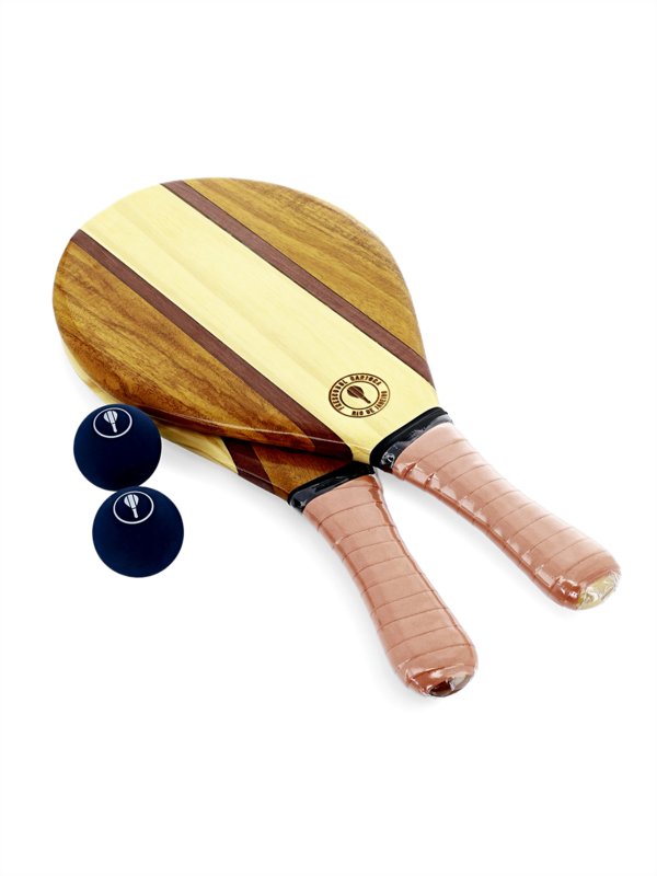 Trancoso Beach Bat Set in Blush Pink