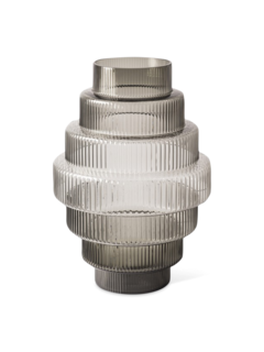 مزهرية ستيبس كبيرة بلون رمادي