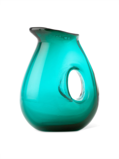 إبريق مزود بفتحة بلون أخضر بحري