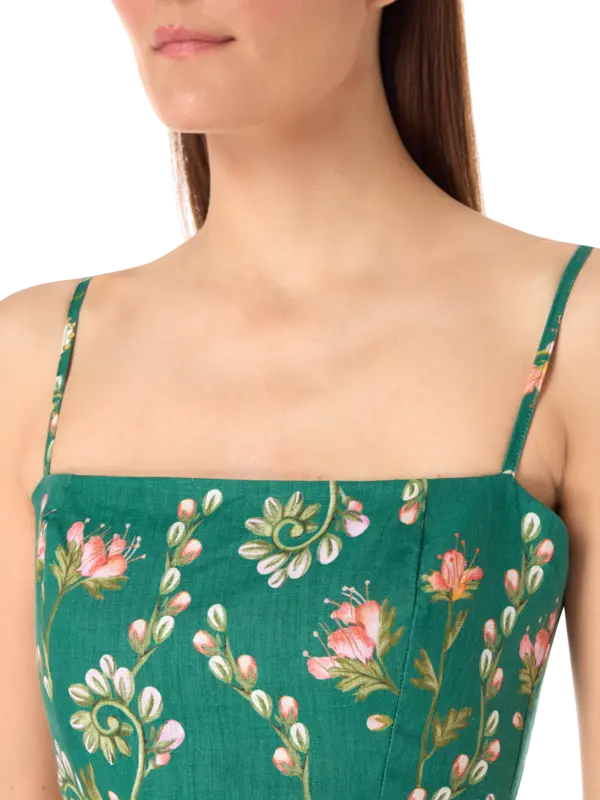 Embroidered top maxi dress hot sale