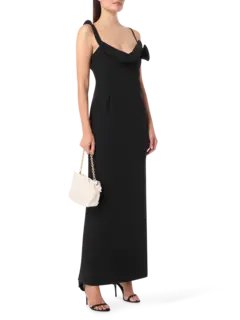 فستان روزيت طويل بتصميم منحوت