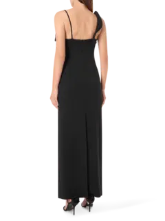 فستان روزيت طويل بتصميم منحوت