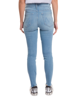 The Looker Ankle Fray Jeans in Light Blue
