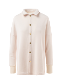 SNAP FRONT OVERSIZED SHIRT