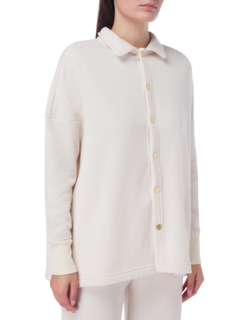 SNAP FRONT OVERSIZED SHIRT