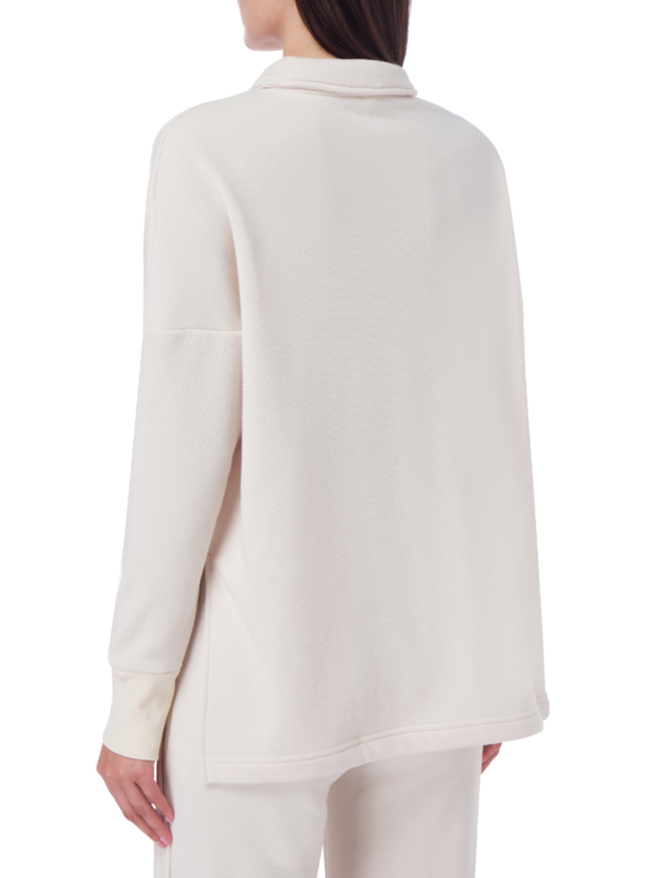 SNAP FRONT OVERSIZED SHIRT