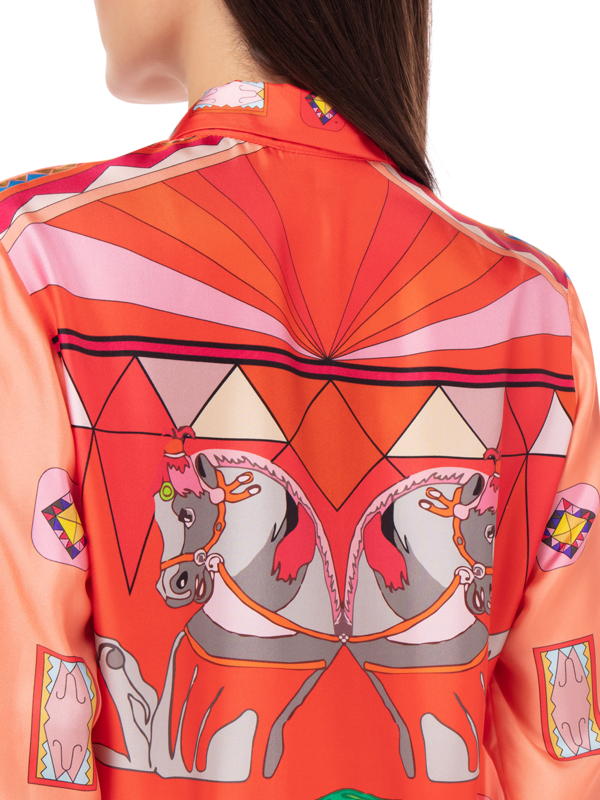 Silk Long Zeugma Dress