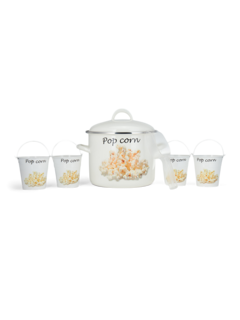 Popcorn Pan, Set of Six