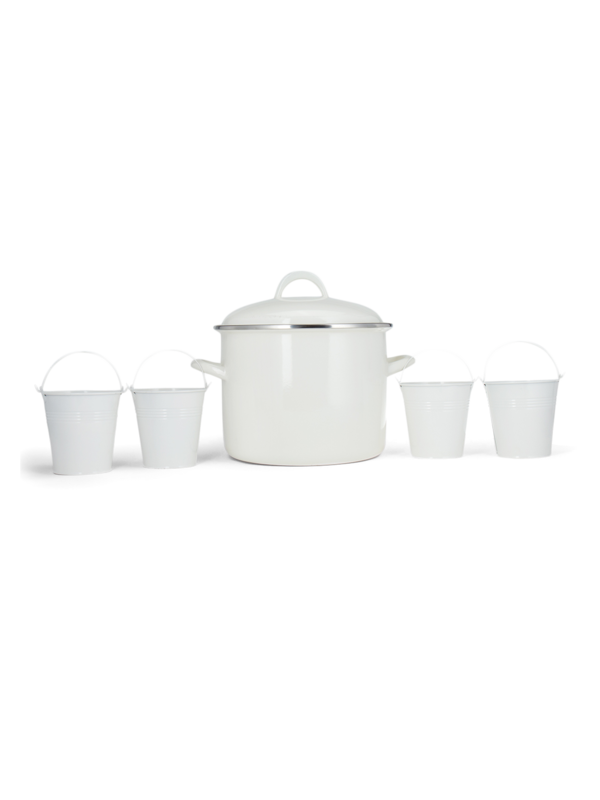 Popcorn Pan, Set of Six