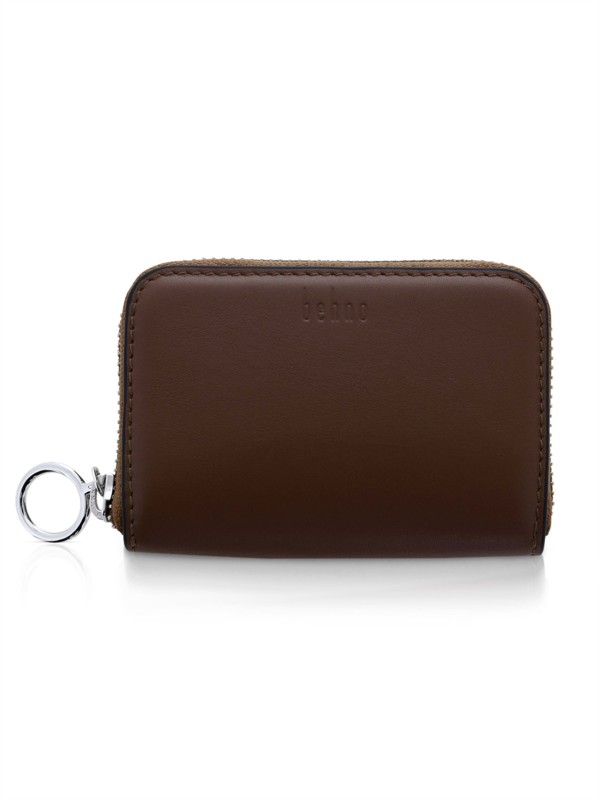 Chocolate Brown Zip Wallet