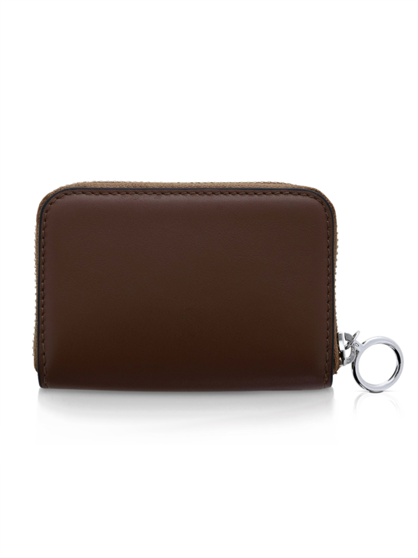 Chocolate Brown Zip Wallet