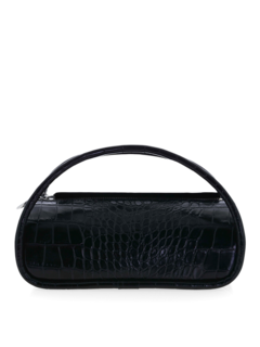 Alex Top Zip Croc Handbag