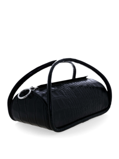Alex Top Zip Croc Handbag