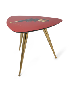 Printed Red Table