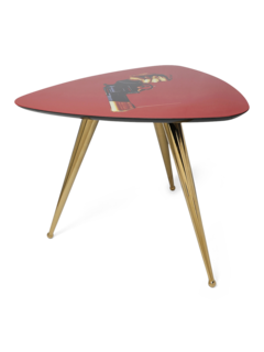 Printed Red Table