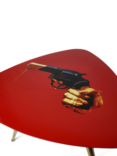 Printed Red Table