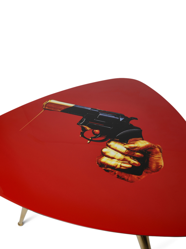 Printed Red Table