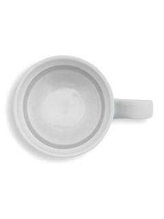 Colored Coffee Mug with Vintage Egg Print