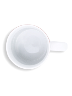 Colored Coffee Mug with Vintage Lips Print